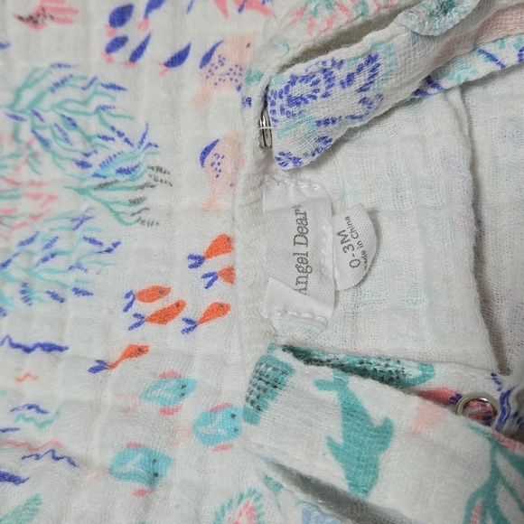 Angel dear Bubble romper! Sea life print - Picture 4 of 4
